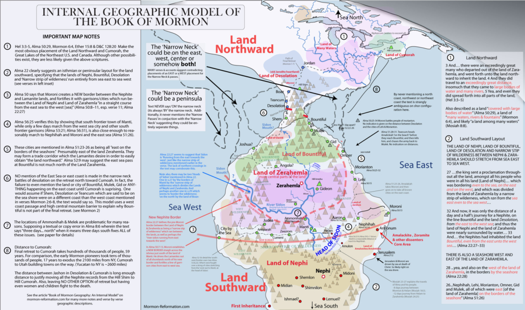 Book of Mormon Geography (internal model)