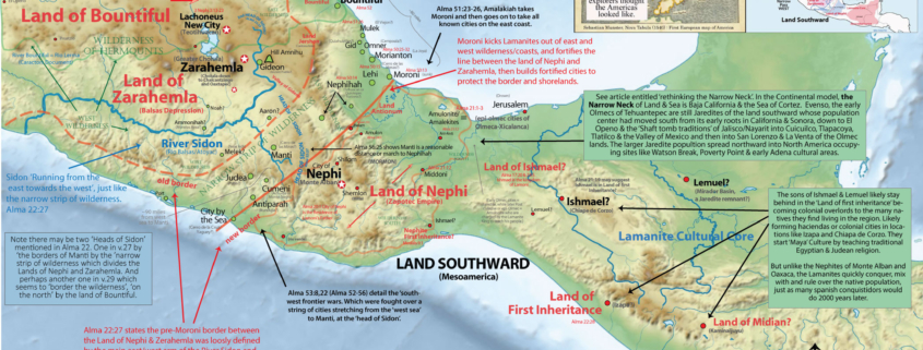 Book of Mormon Geography Continental Model