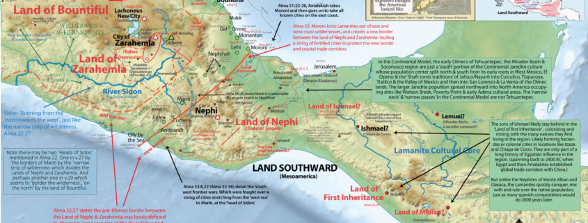 Book of Mormon Geography Continental Model